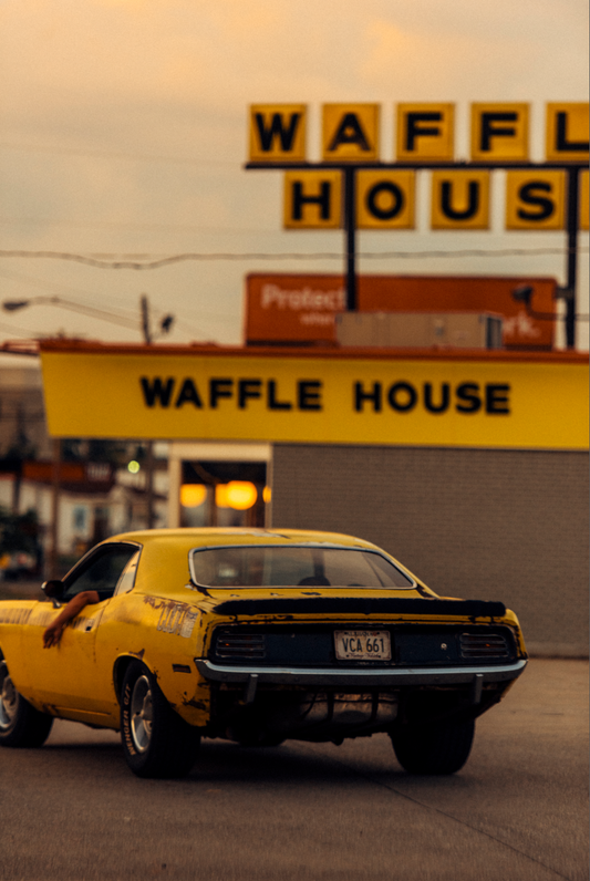 WAFFLE HOUSE 30x50 in